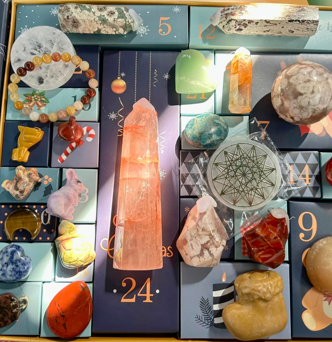 24 Day Crystal Advent Calander